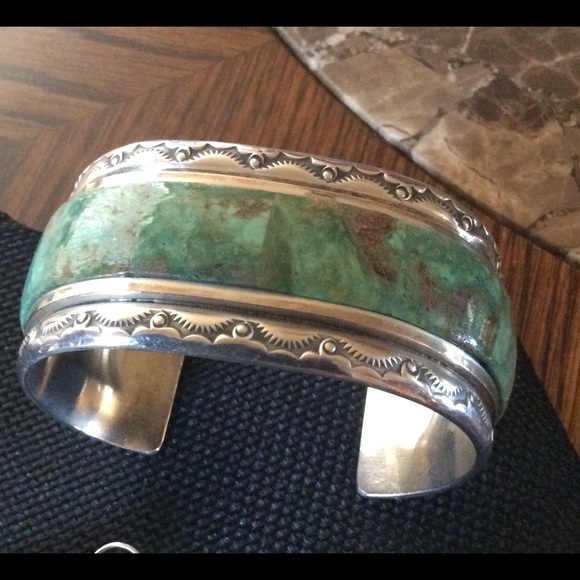 Jewelry - Tony Aguilar Turquoise Sterling Silver Bracelet